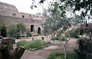 Aqaba Castle, Mamluk Castle, Aqaba, Jordan, Crusader fortress in 1998, Asia