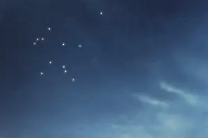 Aquarius star constellation, Night sky