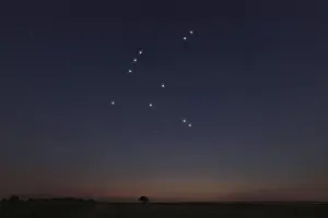 Aquila star constellation, Night sky