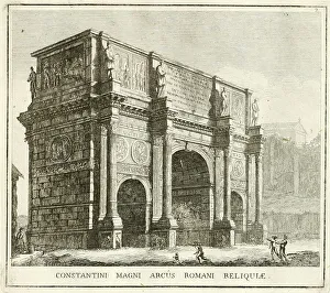 Arch of Constantine the Great, near the Colosseum