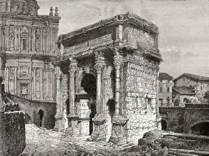 The Arch of Septimius Severus, Roman Forum
