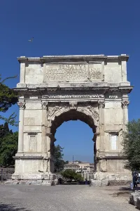 Arch of Titus on the Roman Forum in Rome