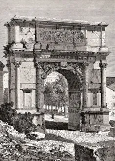 The Arch of Titus, Via Sacra, Rome