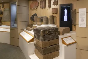 Archaeological finds in museum Roman fort of Arbeia