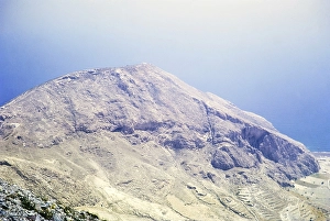 Archaeological site on hillside, Ancient Thera, Santorini, Cyclades islands, Greece, Europe, 1972, Europe