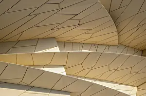Architectural detail, National Museum of Qatar building