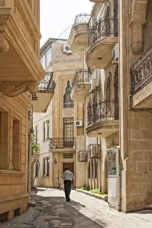 Architecture in baku azerbaijan street