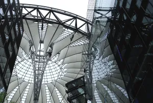 Architecture made of glass and iron