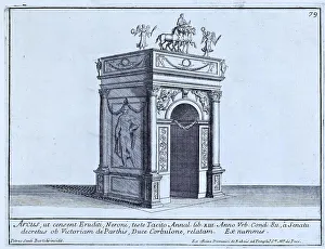 Arcus Domitiani Augusti ob Victoriam Germanicam ad Templum Fortunae Reducis de quo Martialis