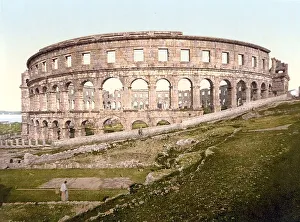 The arena of Pola, now Pula, Istria