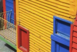Argentina, colorful buildings of El Caminito