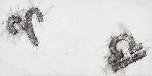 Aries and Libra Compatibility, Sketched Zodiac Symbols