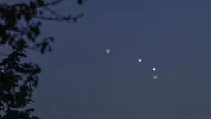 Aries star constellation, Night sky