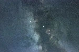 Aries star constellation, Night sky