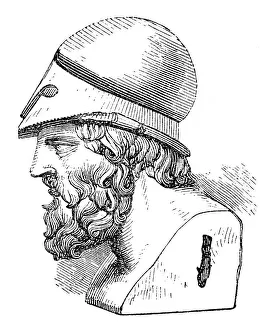 Aristides, 530-468 BC, an ancient Athenian statesman