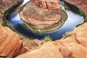 Arizona Horseshoe Bend on Colorado River in Glen Canyon