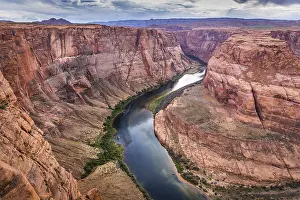 Arizona Horseshoe Bend on Colorado River in Glen Canyon