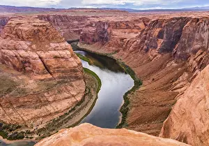 Arizona Horseshoe Bend on Colorado River in Glen Canyon