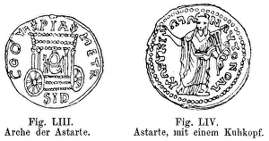 Ark of Astarte and Astarte with cow's head