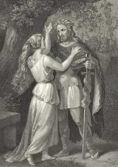 Arminius the Cheruscan with his wife