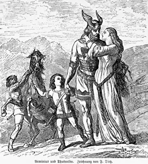 Arminius and Thusnelda, Germania