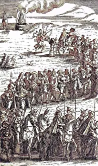 The Army of the Dead, facsimile of an engraving in