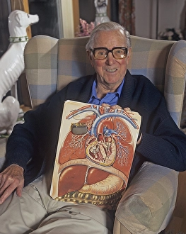 Arne Larsson, 1915-2001 known as the world's first person to receive an artificial cardiac pacemaker