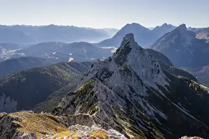 Arnplattenspitze, view from the summit of Grosse Arnspitze