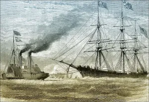 The arrival of the George Griswold