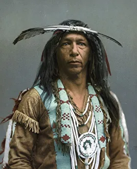 Arrowmaker, an Ojibwa brave, Ojibwe