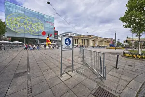 Art museum Stuttgart, modern architecture