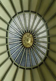 Art Nouveau architecture interior of Palacio de Bellas Artes