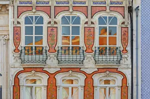 Art Nouveau building facade, Aveiro