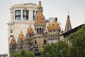Art Nouveau facade, facades, Barcelona