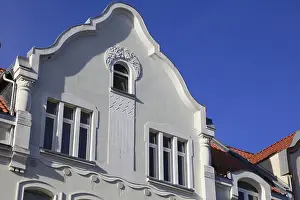 Art Nouveau residential building of the period around 1900 in FiedelerstraBe in Dohren