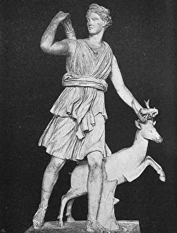 Artemis of Versailles, in Greek mythology Artemis is the goddess of the hunt