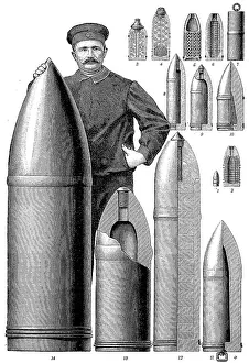 Artillery, cannon from the 19th century and earlier