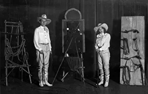 Artist, stage, knife thrower and whip artist with partner