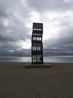 The artwork by Rebecca Horn, L'Estel Ferit
