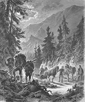 The Ascent of King Ludwig to the Schachen