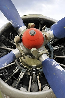 ASch-62 IR radial engine and propeller on an Antonov AN-2 biplane