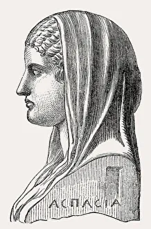 Aspasia, c. 470 - c. 420 BC, an influential immigrant to Classical-era Athens