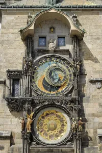 Astronomical Clock at the town hall of Prague