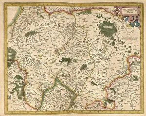 Atlas, map from 1623, Palarinatus