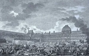 The attack on the Tuileries Palace