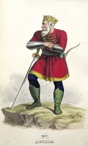 Attila (d. 453) was co-ruler with his brother Bleda from 434