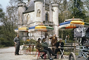 ATV-Aussenuebertragung ITV-Kamerateam, Frankreich, Anfang der 1960er Jahre