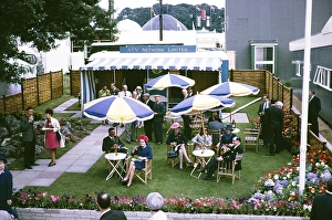 ATV Network Limited TV company hospitality enclosure, Royal Agricultural Society of England show, The Royal Show, Stoneleigh, Warwickshire, England, UK 1967