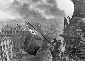 Auf dem Berliner Reichstag, 2. Mai 1945
