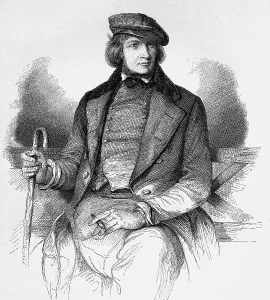 August Heinrich Hoffmann, known as Hoffmann von Fallersleben (1798 - 1874)